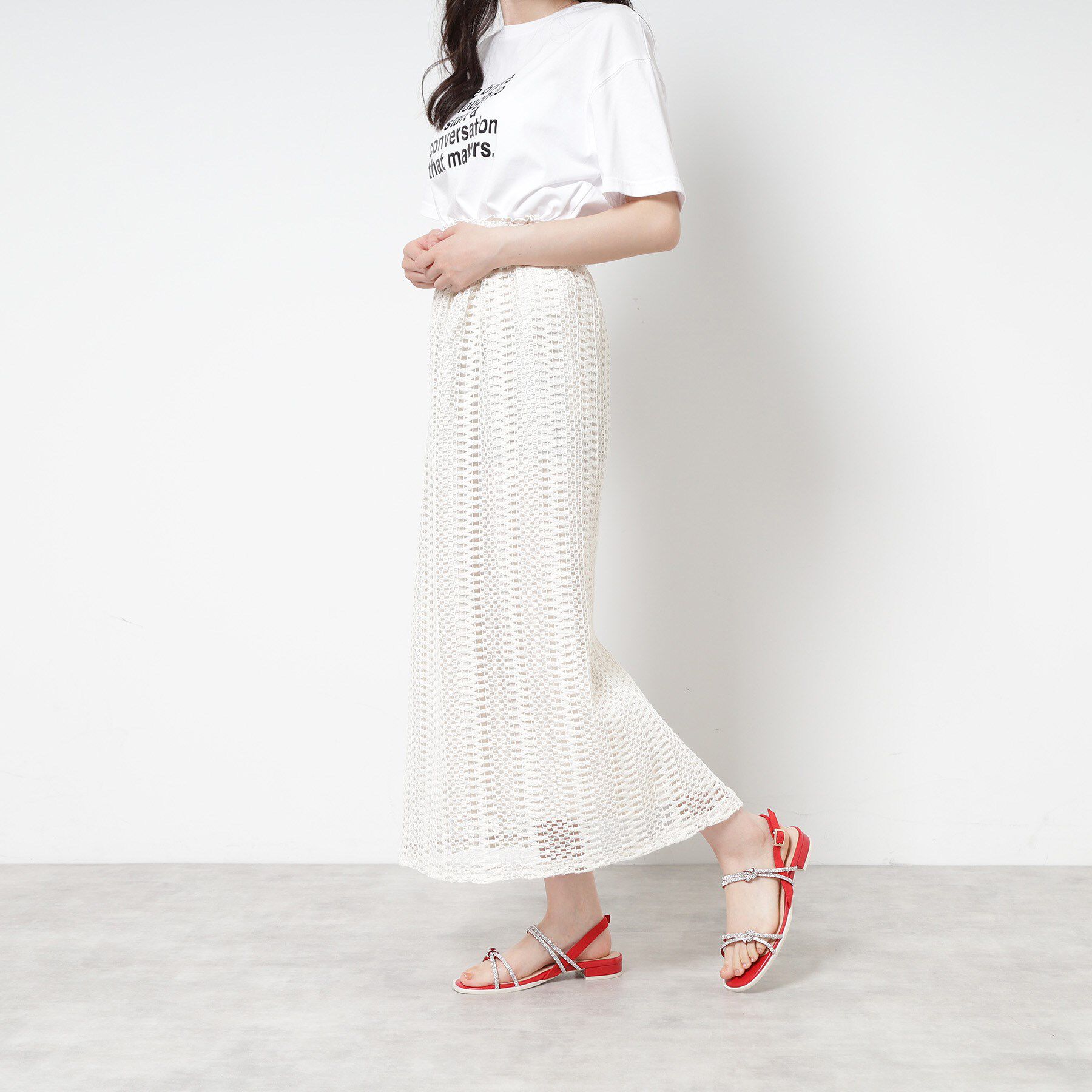 ESPERANZA「ラインストーンサンダル」|サンダル|