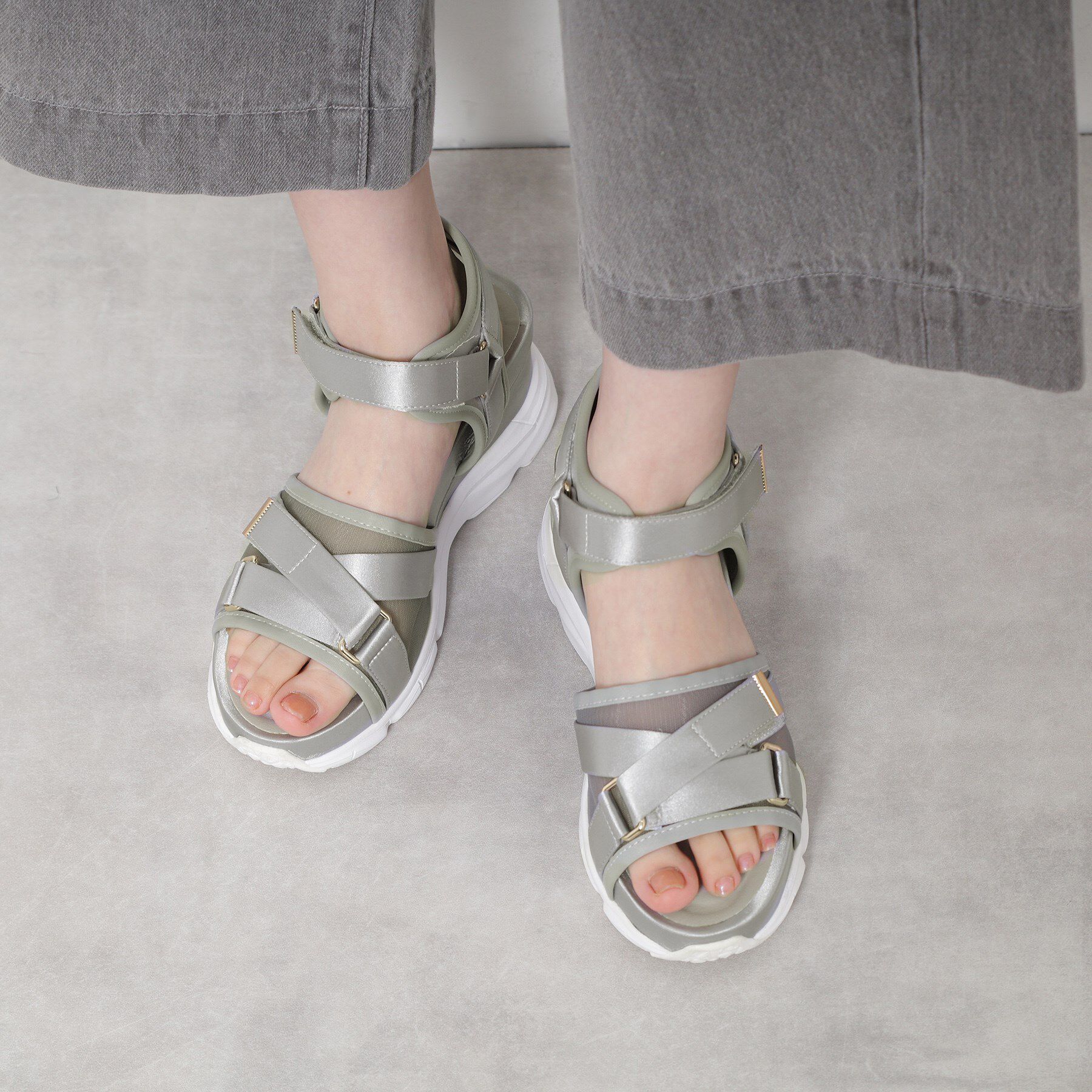 ESPERANZA「チュールベルトスポサン」|サンダル|