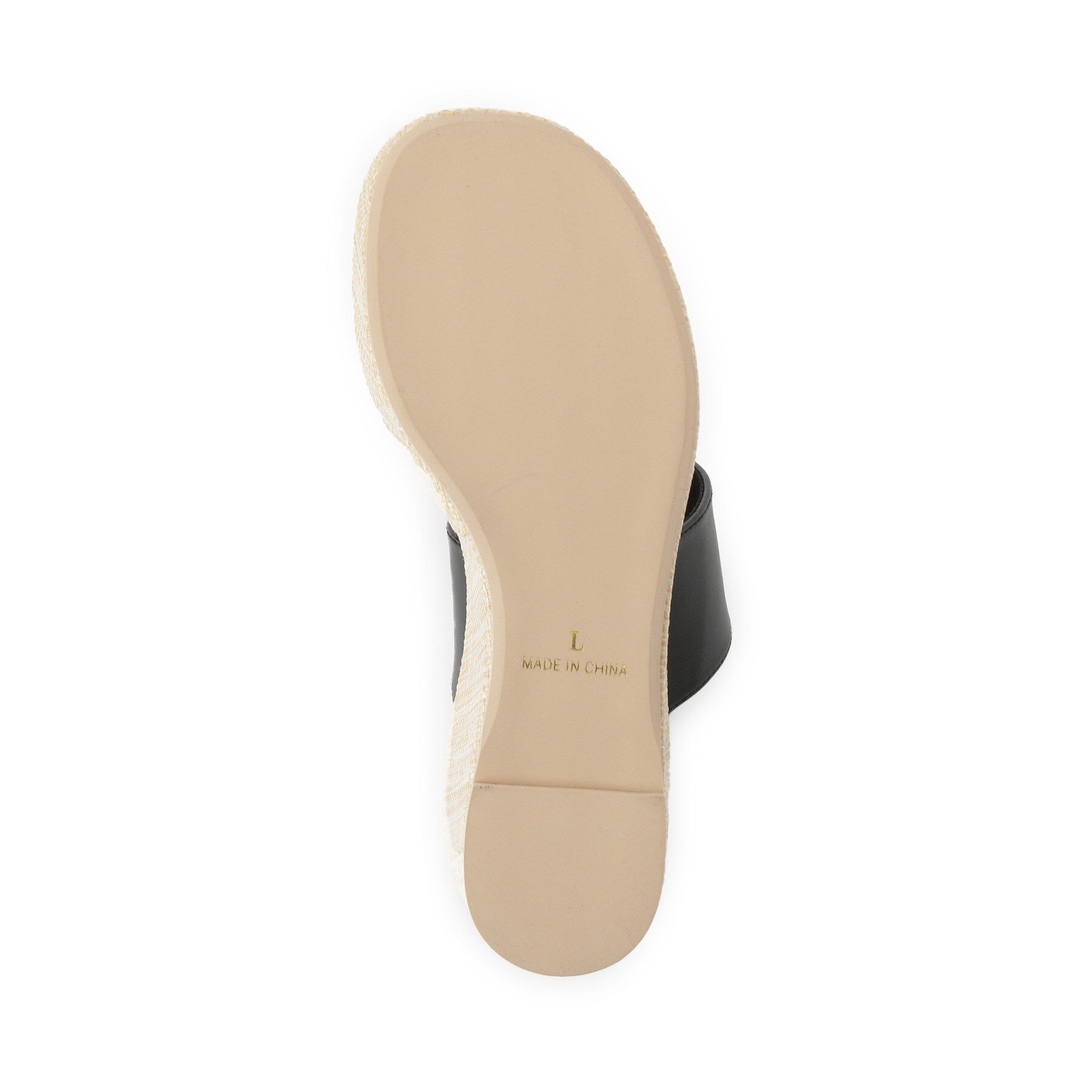 ESPERANZA「ラメラインウェッジミュール」|サンダル|