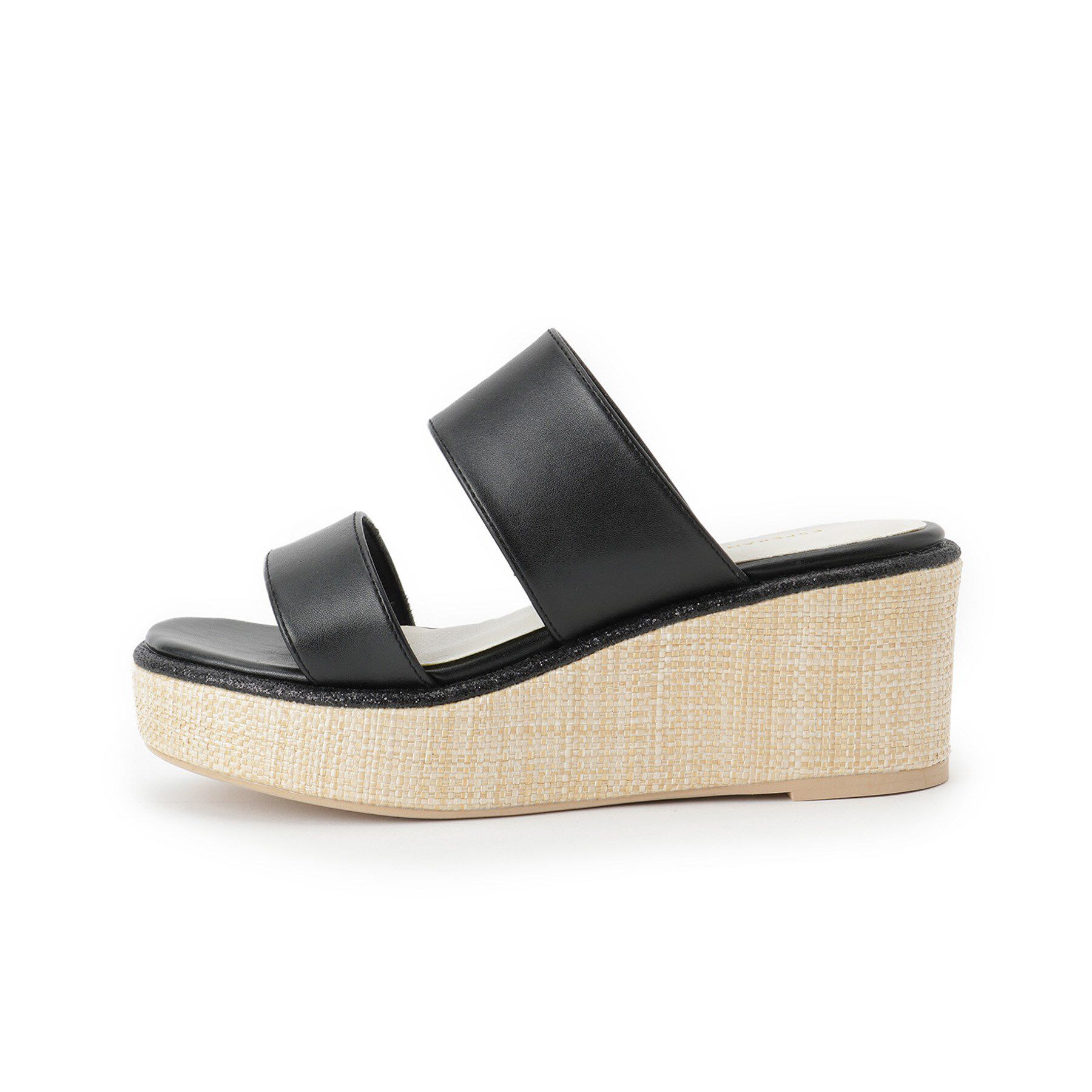 ESPERANZA「ラメラインウェッジミュール」|サンダル|