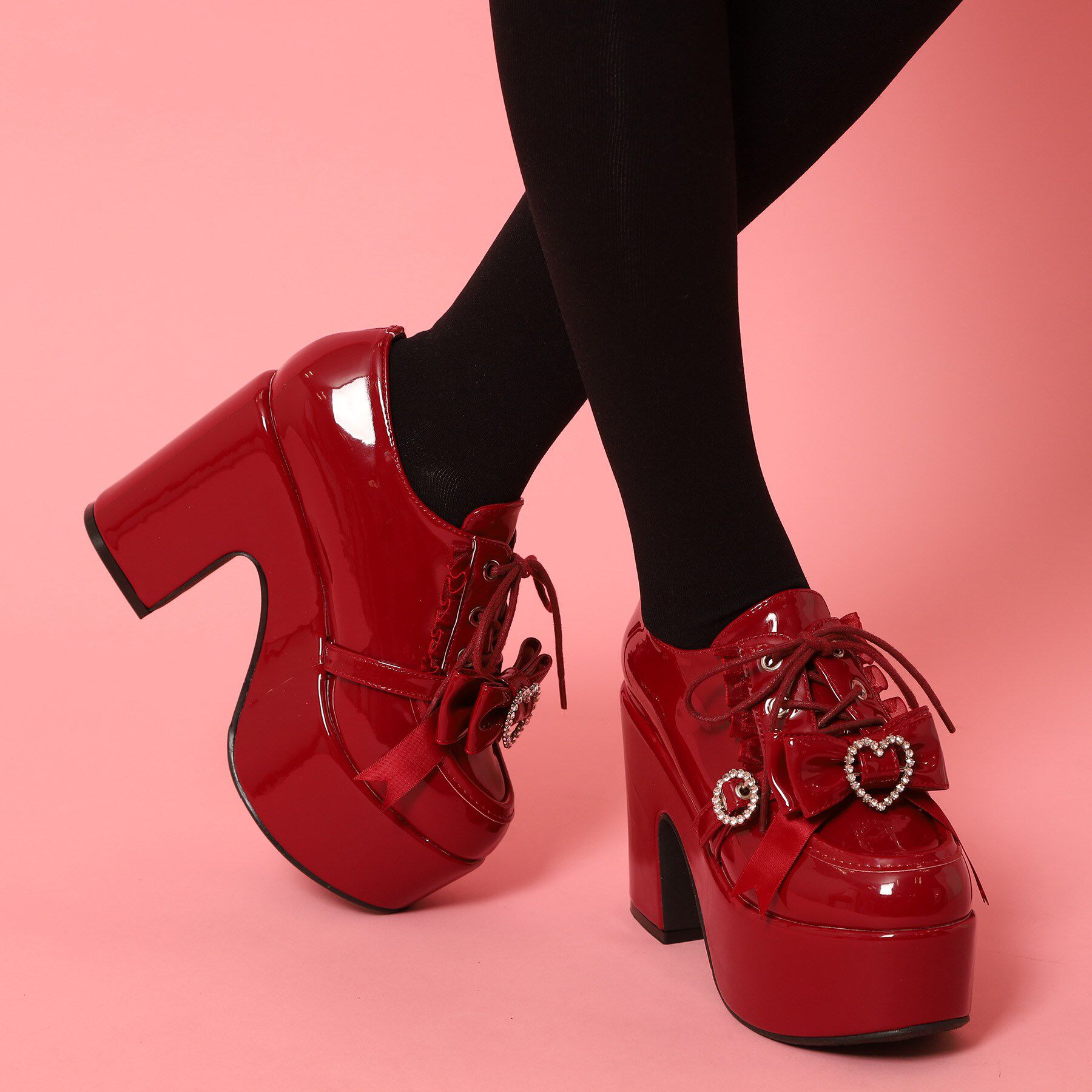 csT&P「夢見るシリーズ厚底ハート付きパンプス」|パンプス|