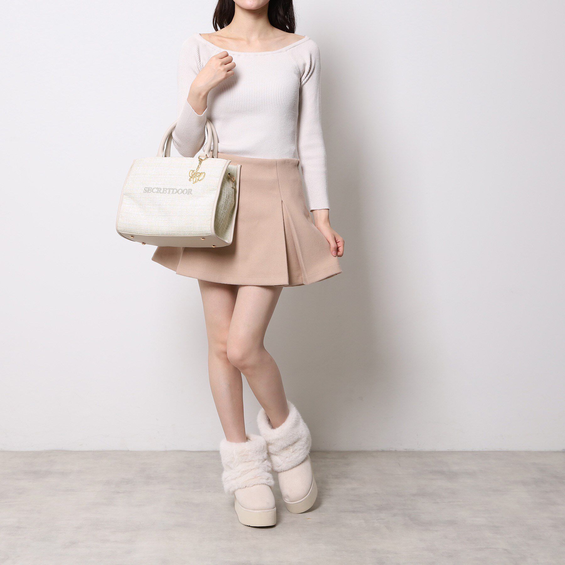 Ober Tashe「2way ツイードトートバッグ」|トートバッグ|