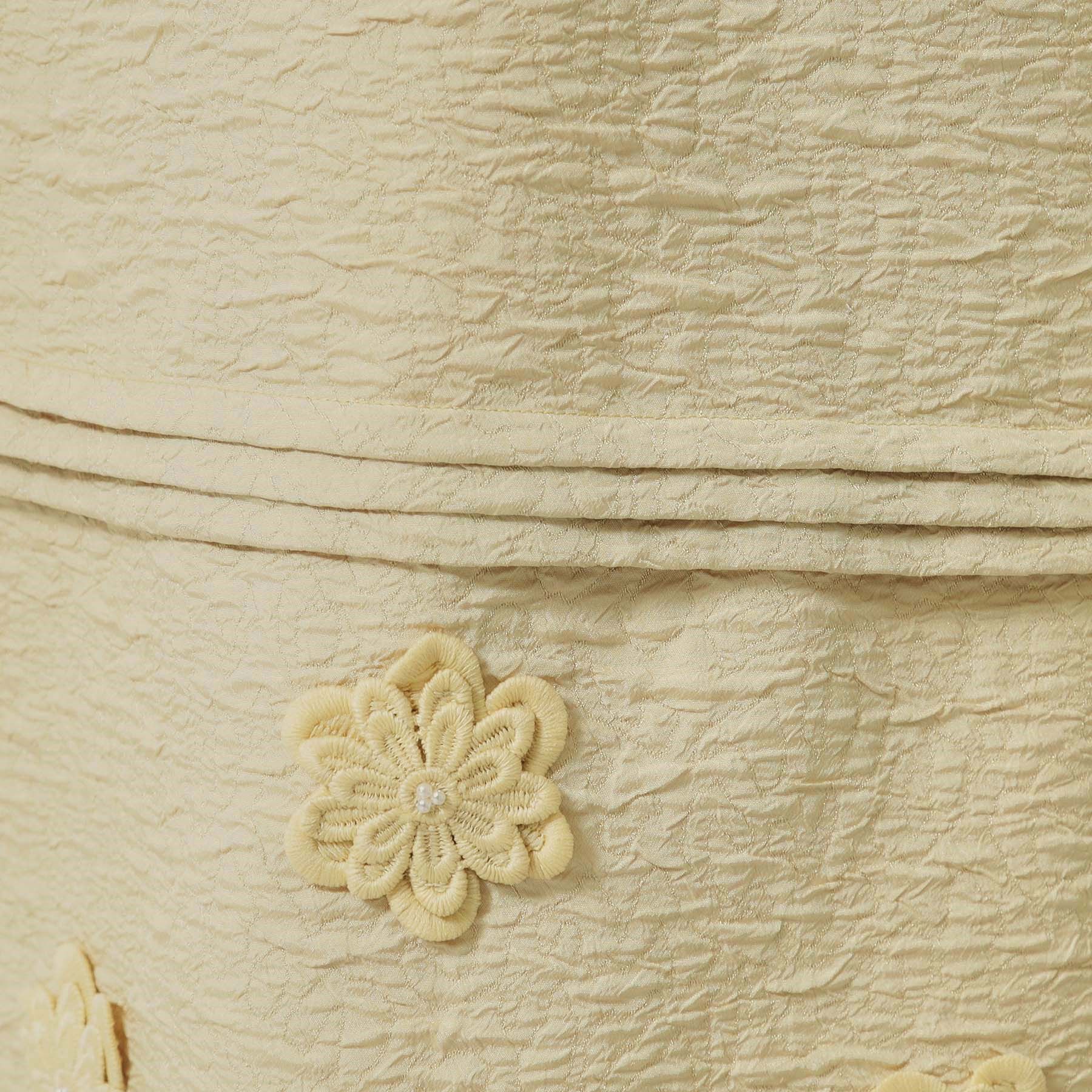 SunaUna「【お花モチーフ／タック切り替え】Aラインスカート」|スカート|