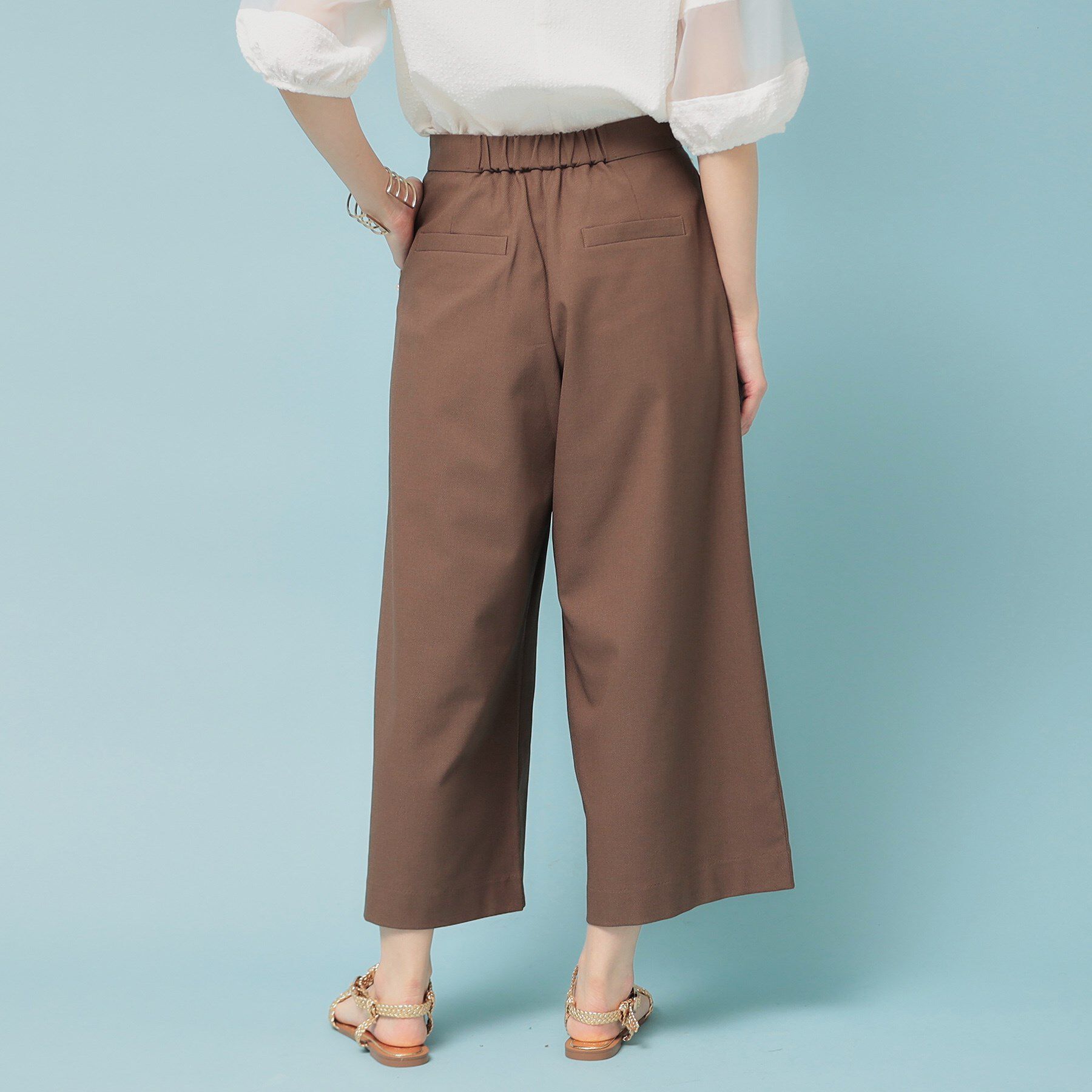 SunaUna「【ウエストゴム／S～L】ガウチョパンツ」|その他|