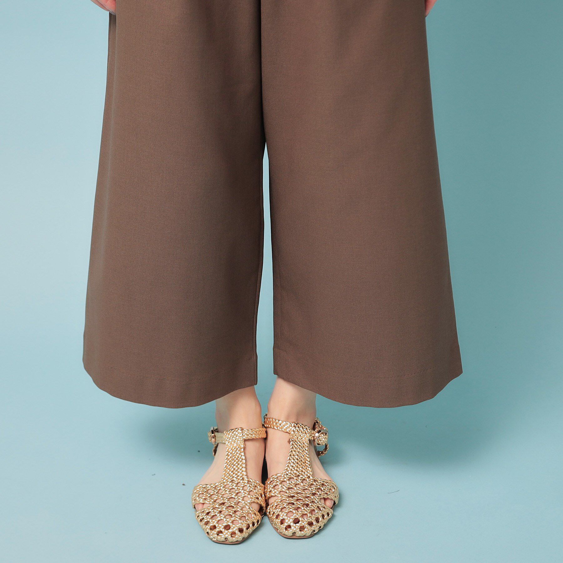 SunaUna「【ウエストゴム／S～L】ガウチョパンツ」|その他|