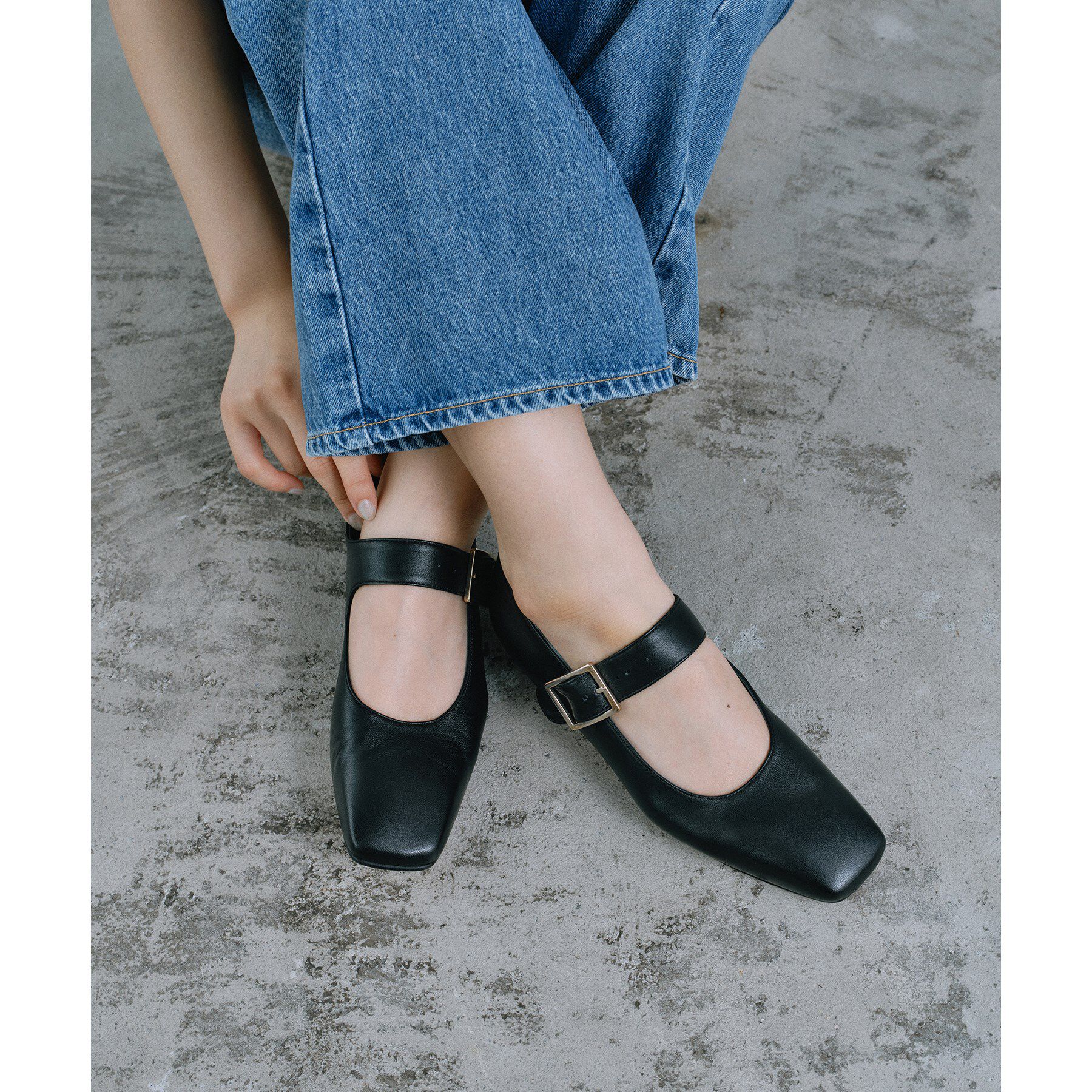 CODE A「◆PELLICO SUNNY｜flat ballet」|その他|ブラック(019)