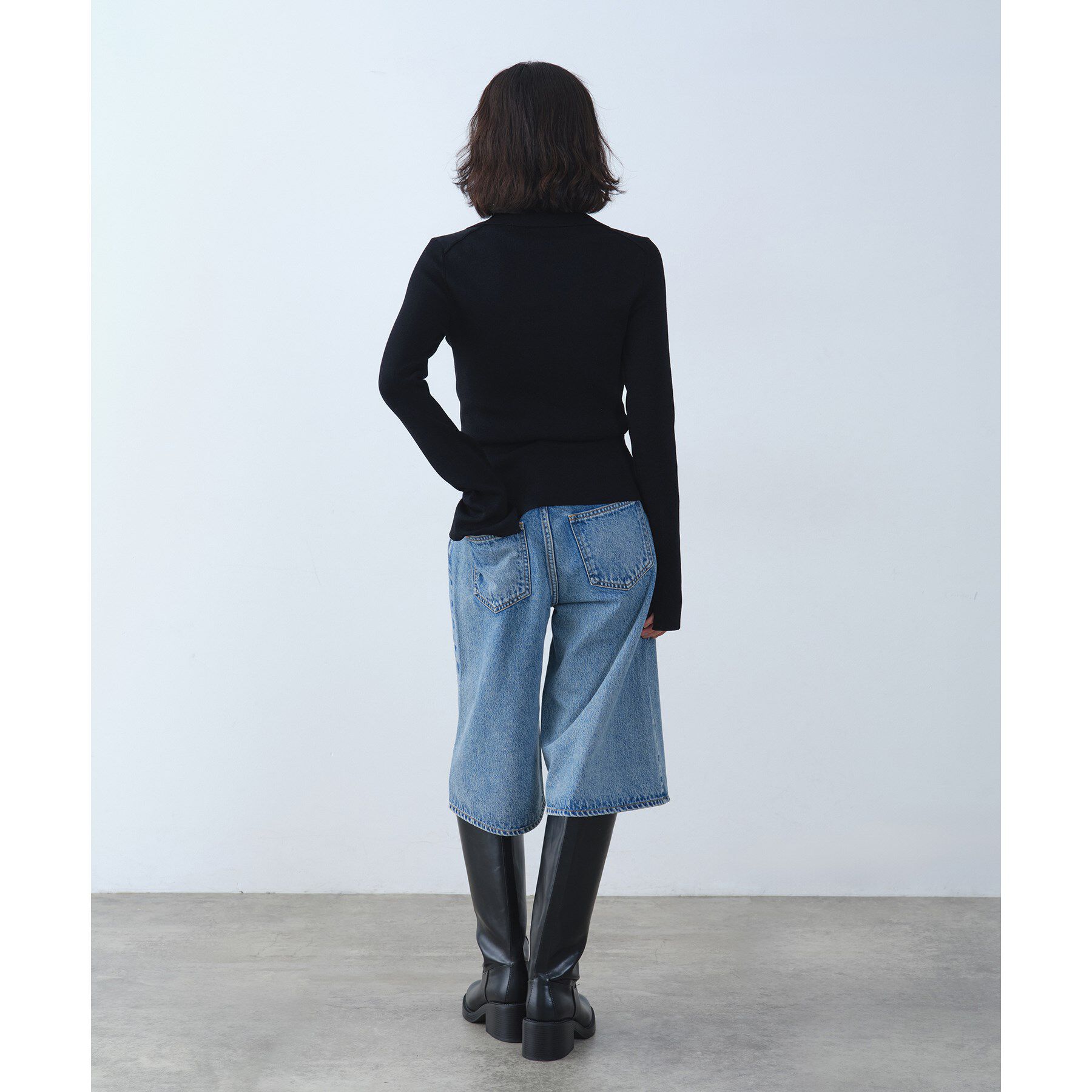 CODE A「design collar knit」|ニット・セーター|