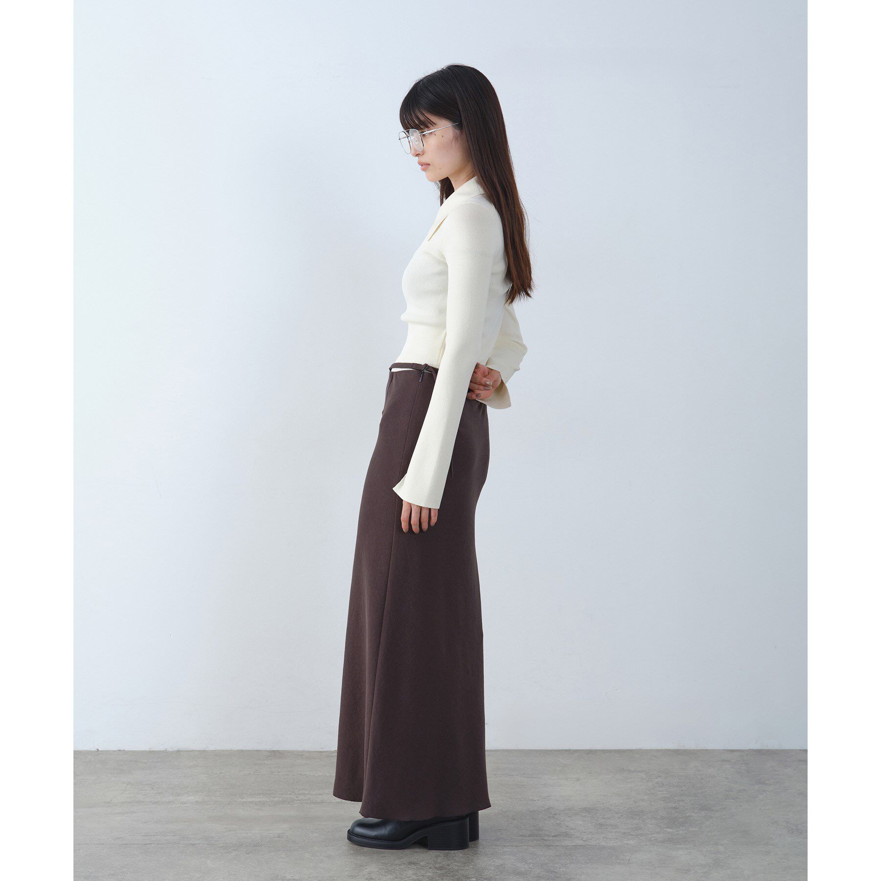 CODE A「design collar knit」|ニット・セーター|