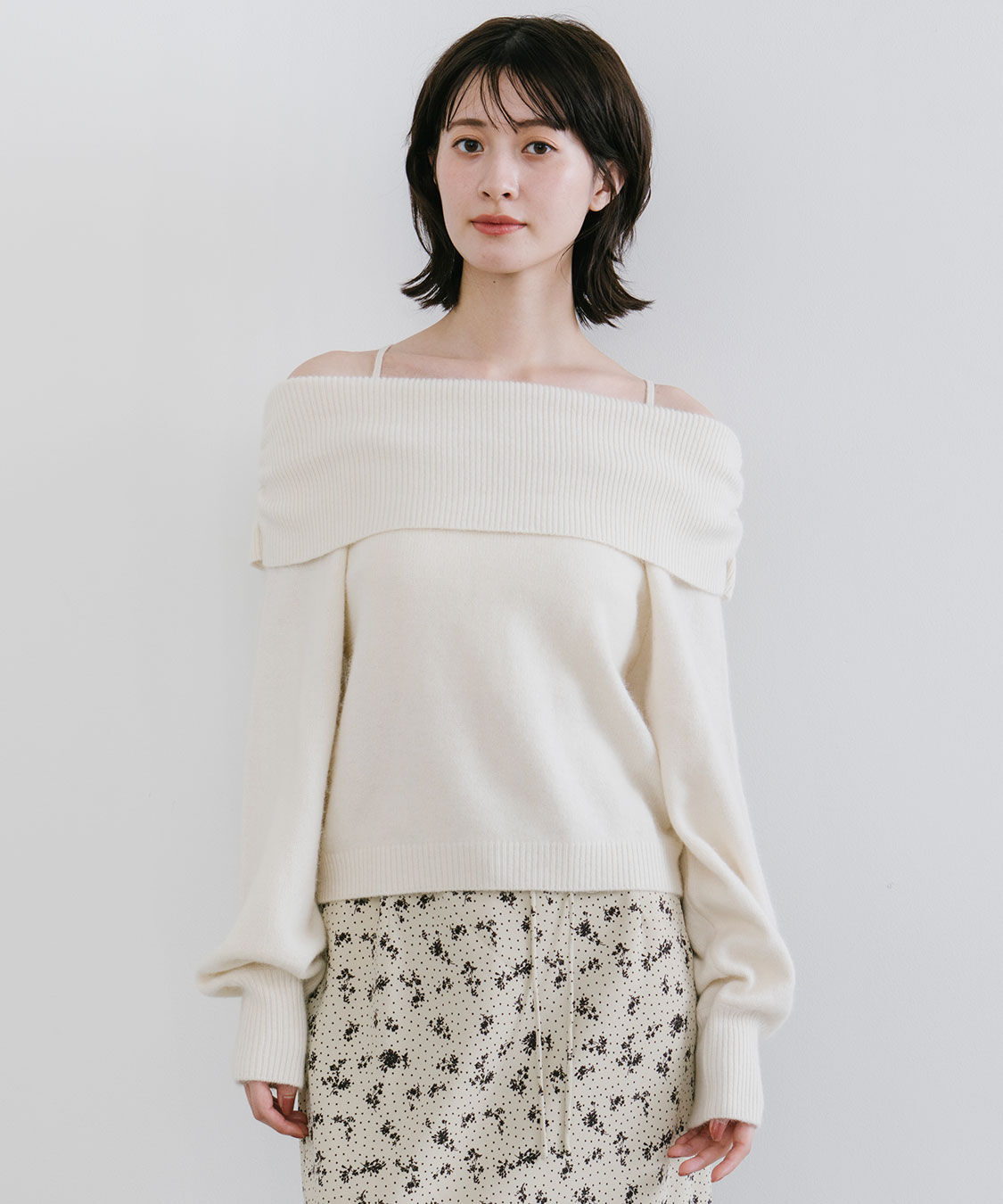 COCO DEAL「ラクーン混バックリボンニット」|ニット・セーター|