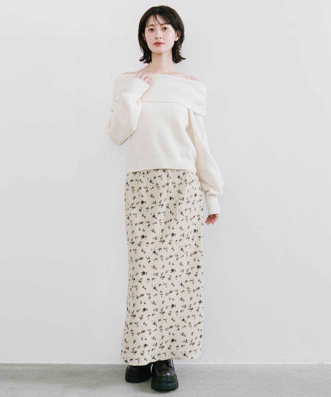 COCO DEAL「ラクーン混バックリボンニット」|ニット・セーター|