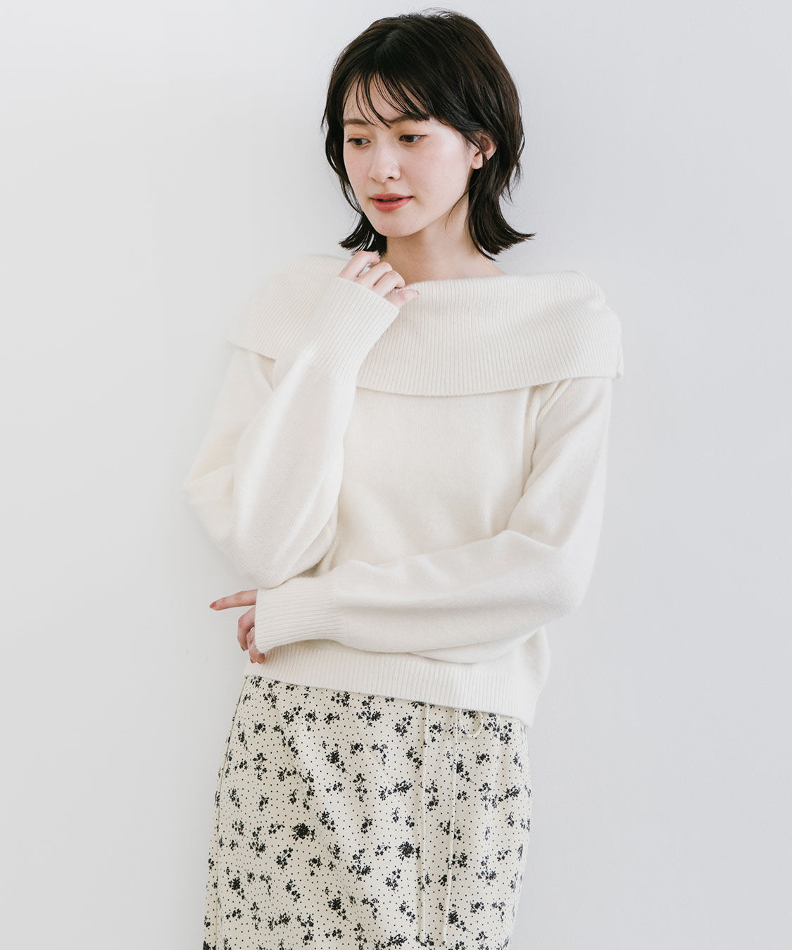 COCO DEAL「ラクーン混バックリボンニット」|ニット・セーター|