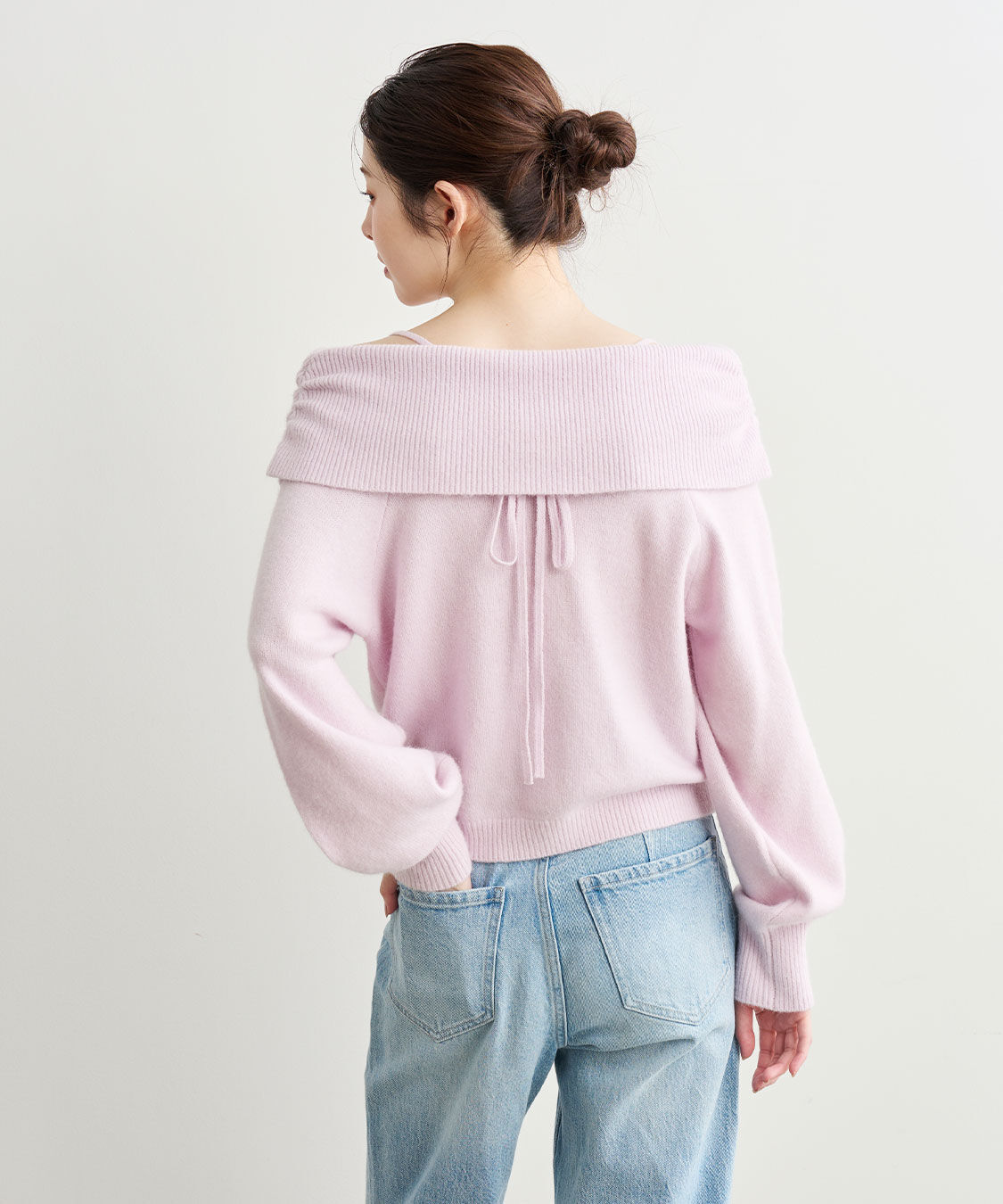 COCO DEAL「ラクーン混バックリボンニット」|ニット・セーター|