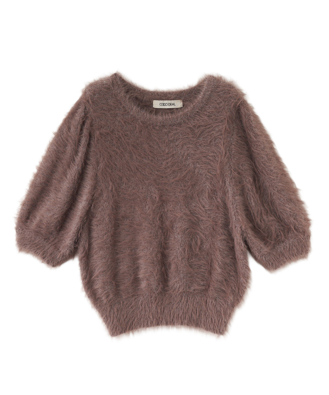 COCO DEAL「半袖フェザーニット」|ニット・セーター|