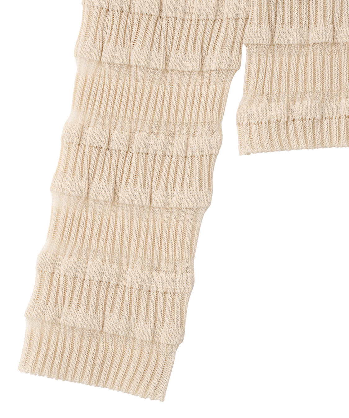 COCO DEAL「フリルボーダーニットシャツ」|シャツ・ブラウス|