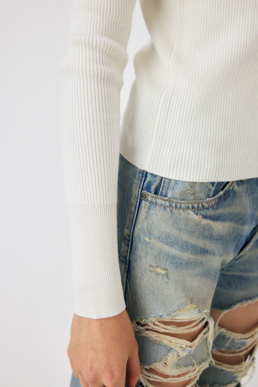 MOUSSY「WASHABLE CREWNECK ニット」|ニット・セーター|