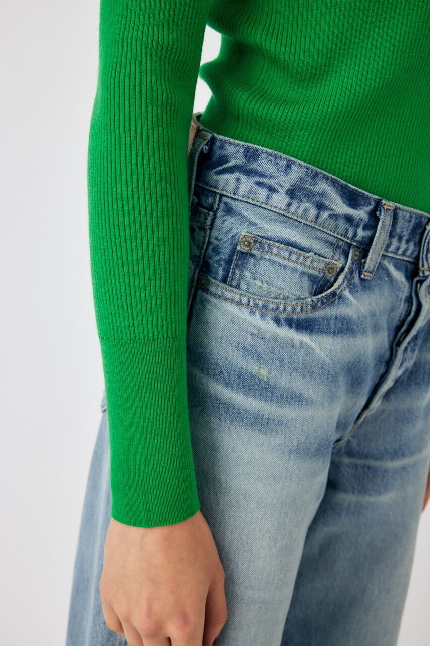 MOUSSY「WASHABLE CREWNECK ニット」|ニット・セーター|