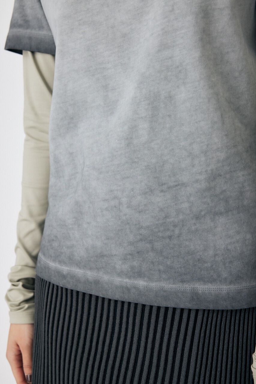 MOUSSY「LAYERED LIKE EMBROIDERY LS Tシャツ」|Tシャツ・カットソー|