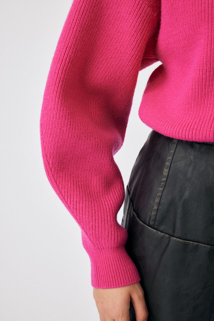 MOUSSY「MOCK NECK COMPACT ニット」|ニット・セーター|