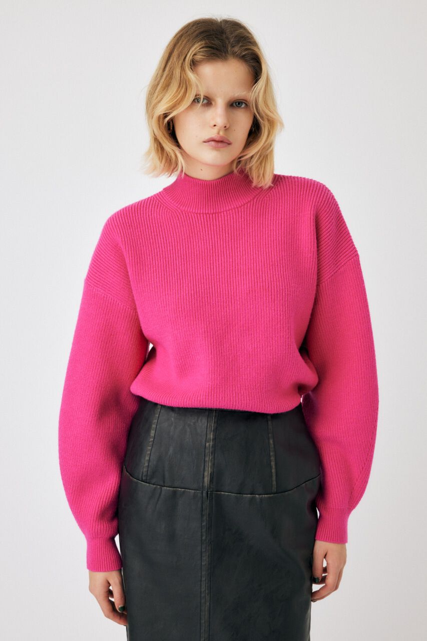 MOUSSY「MOCK NECK COMPACT ニット」|ニット・セーター|