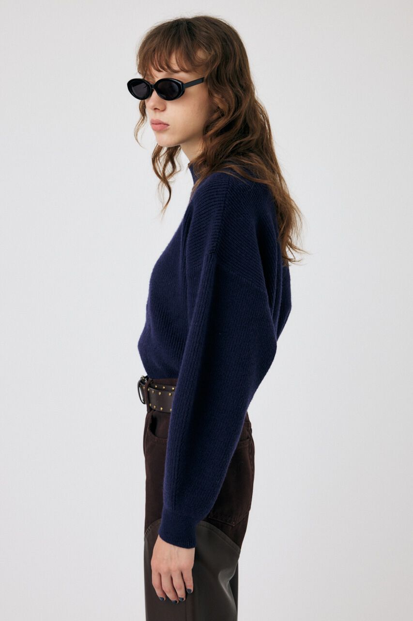 MOUSSY「MOCK NECK COMPACT ニット」|ニット・セーター|