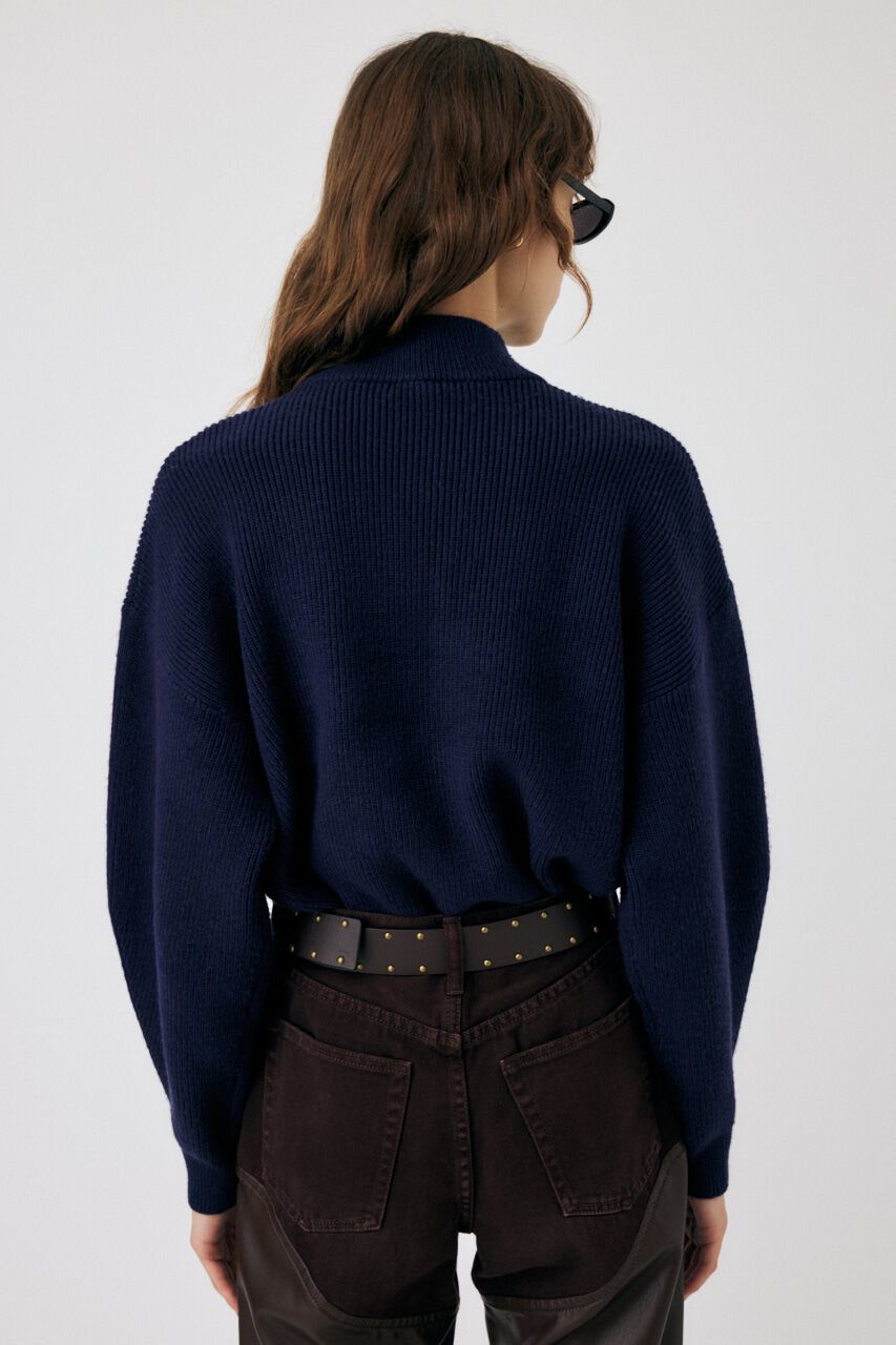 MOUSSY「MOCK NECK COMPACT ニット」|ニット・セーター|