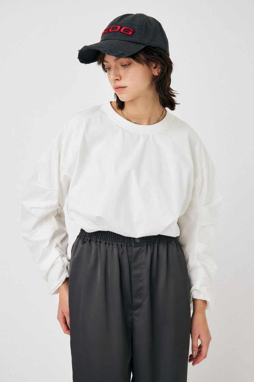 MOUSSY「SWEAT LIKE SHIRT トップス」|シャツ・ブラウス|