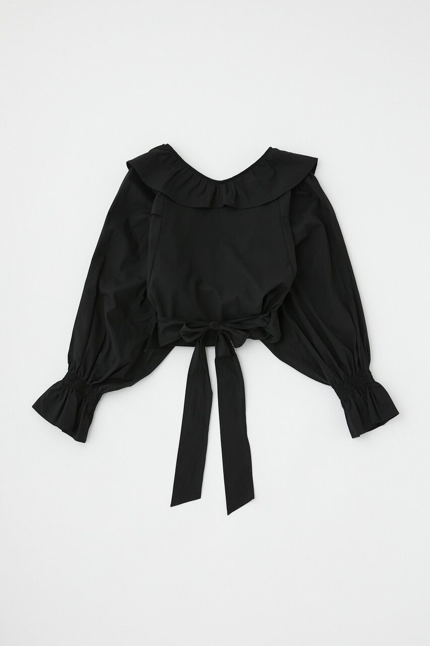 MOUSSY「VOLUME SLEEVE RUFFLE トップス」|シャツ・ブラウス|