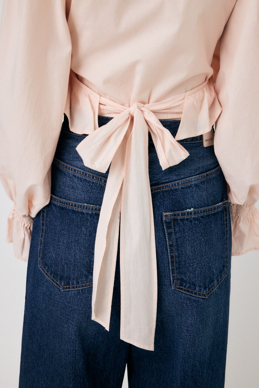 MOUSSY「VOLUME SLEEVE RUFFLE トップス」|シャツ・ブラウス|