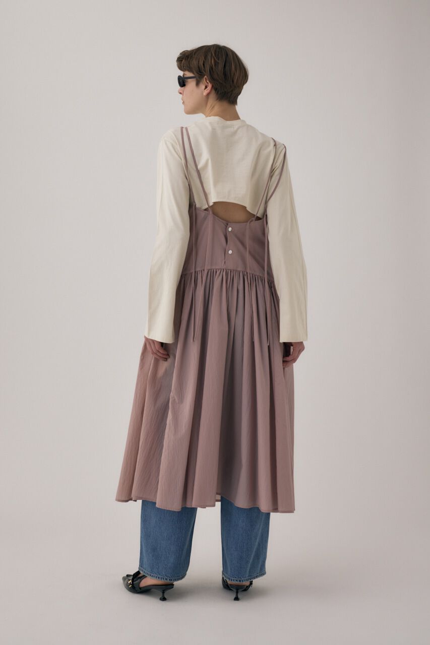 MOUSSY「ﾌｯ素ﾌﾘｰの撥水加工が嬉しいﾘｻｲｸﾙﾅｲﾛﾝ使用 ｴｱｰｼｱｰｷ」|ワンピース|