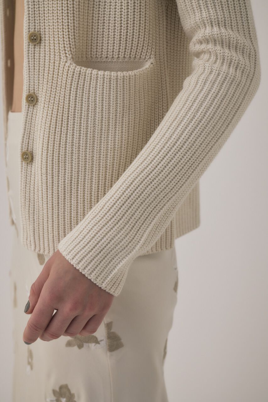 MOUSSY「植物由来の再生繊維を使用したあたたかみのあるﾆｯﾄやわらかな着心地 」|カーディガン|