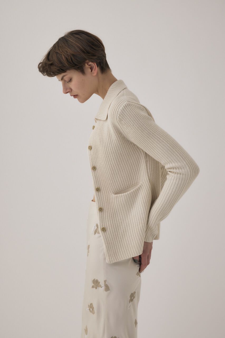 MOUSSY「植物由来の再生繊維を使用したあたたかみのあるﾆｯﾄやわらかな着心地 」|カーディガン|