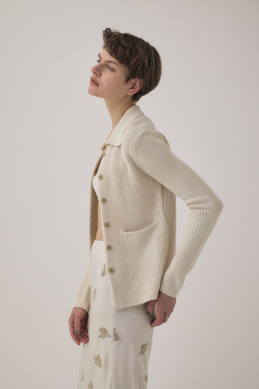 MOUSSY「植物由来の再生繊維を使用したあたたかみのあるﾆｯﾄやわらかな着心地 」|カーディガン|