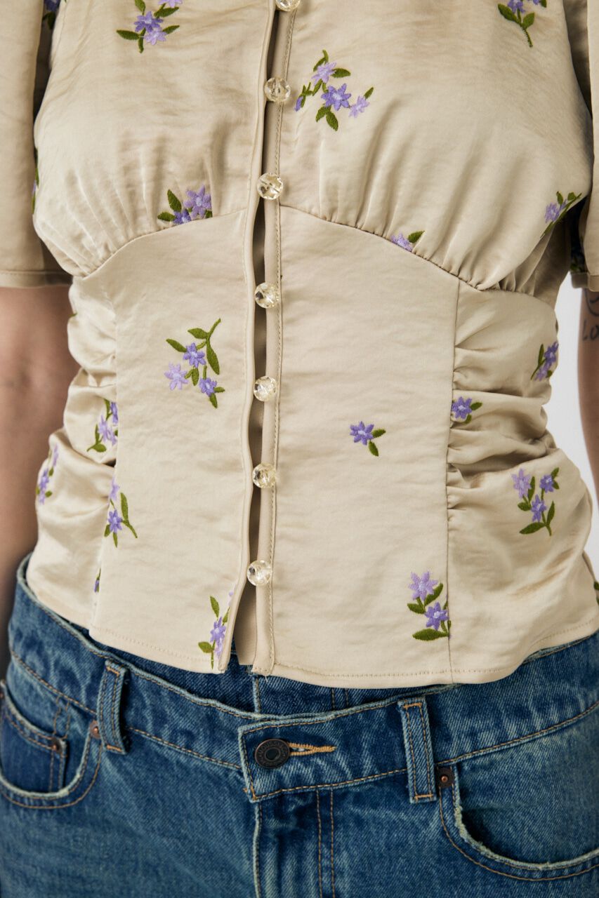 MOUSSY「BUTTERFLY SLEEVE ブラウス」|シャツ・ブラウス|