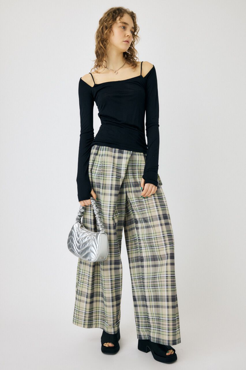 MOUSSY「WRAP WIDE パンツ」|その他|