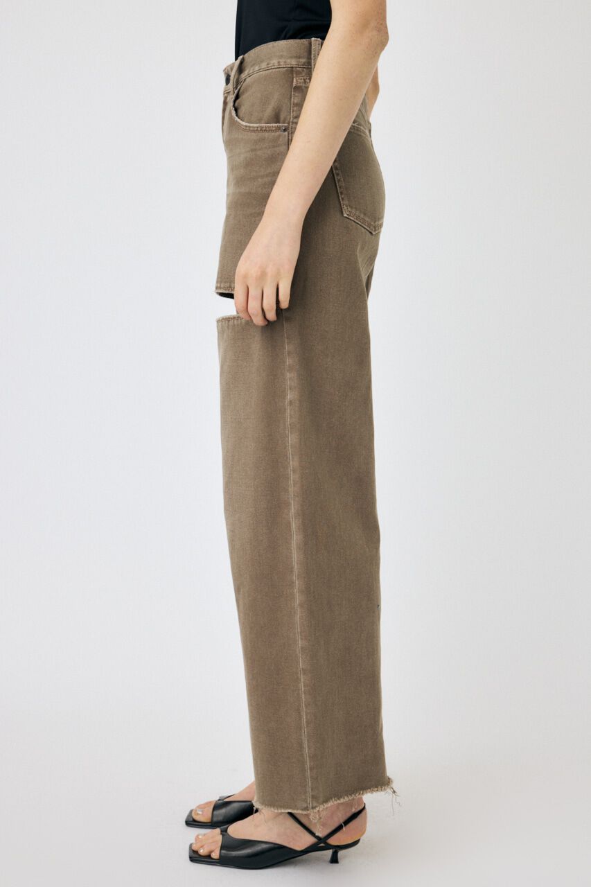 MOUSSY「SLIT WIDE LOOSE STRAIGHT」|デニム|