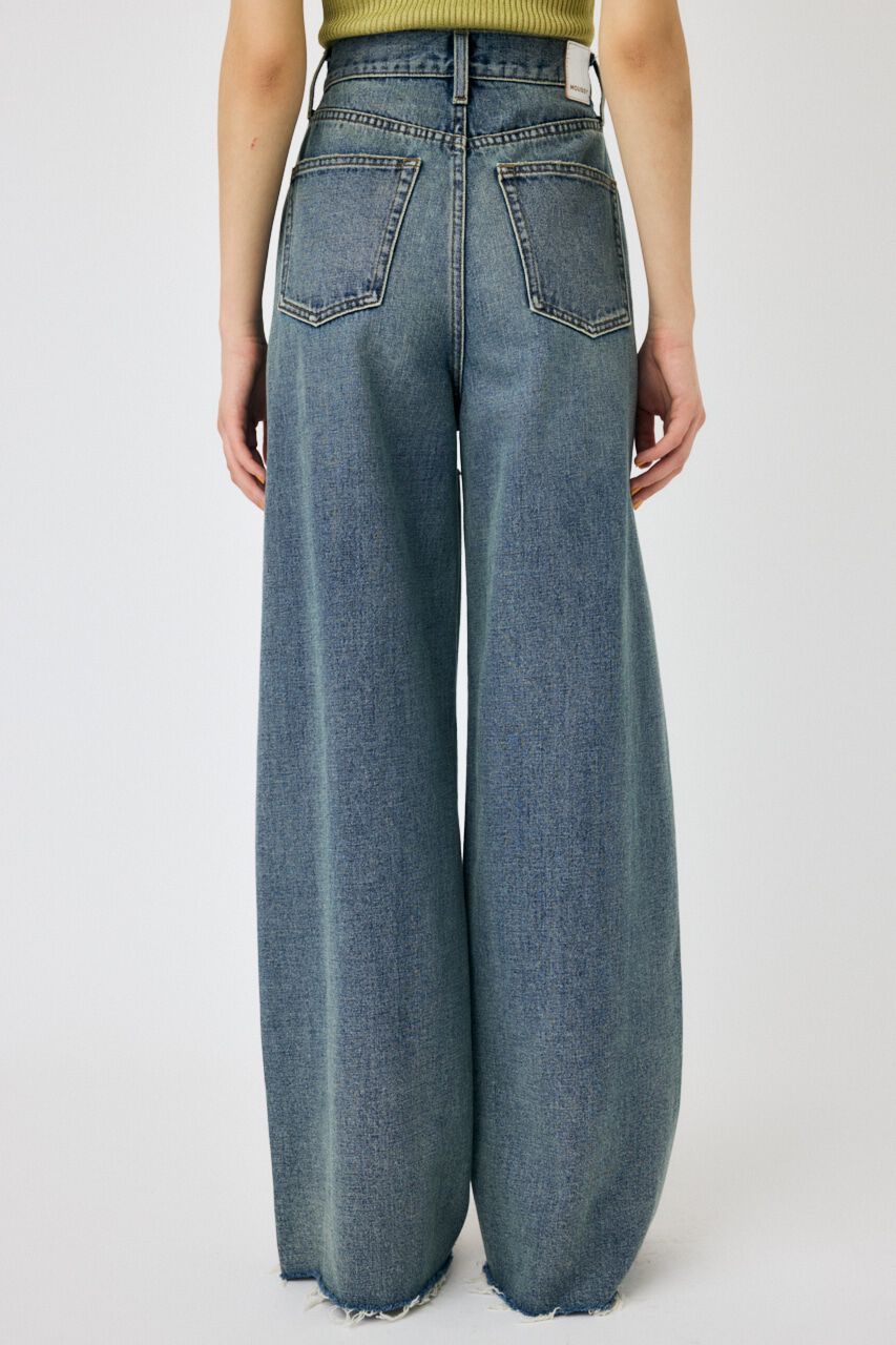 MOUSSY「SLIT WIDE LOOSE STRAIGHT」|デニム|