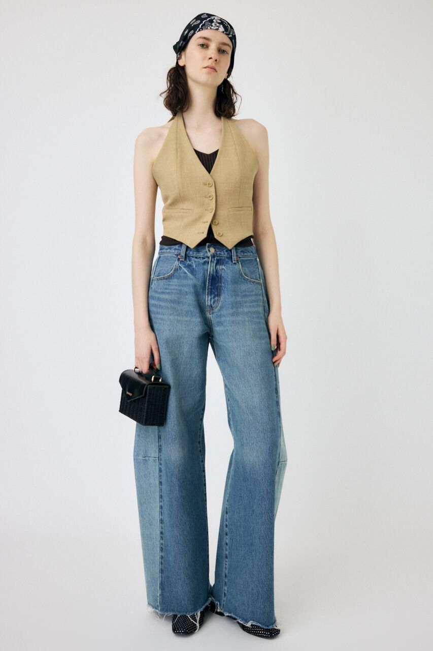 MOUSSY「HALTER NECK SUMMER ベスト」|キャミソール|