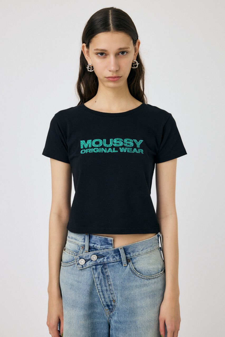 MOUSSY「RHINESTONE MOUSSY Tシャツ」|Tシャツ・カットソー|