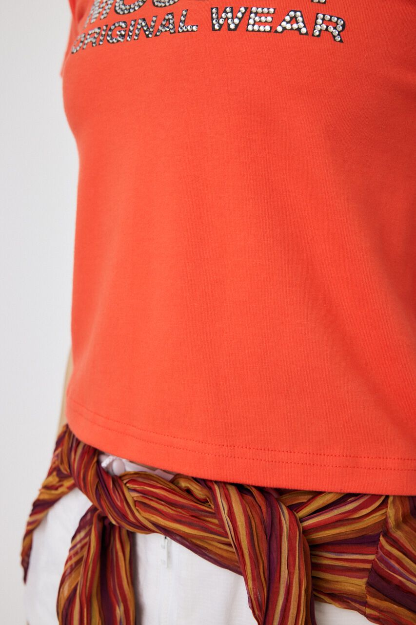 MOUSSY「RHINESTONE MOUSSY Tシャツ」|Tシャツ・カットソー|