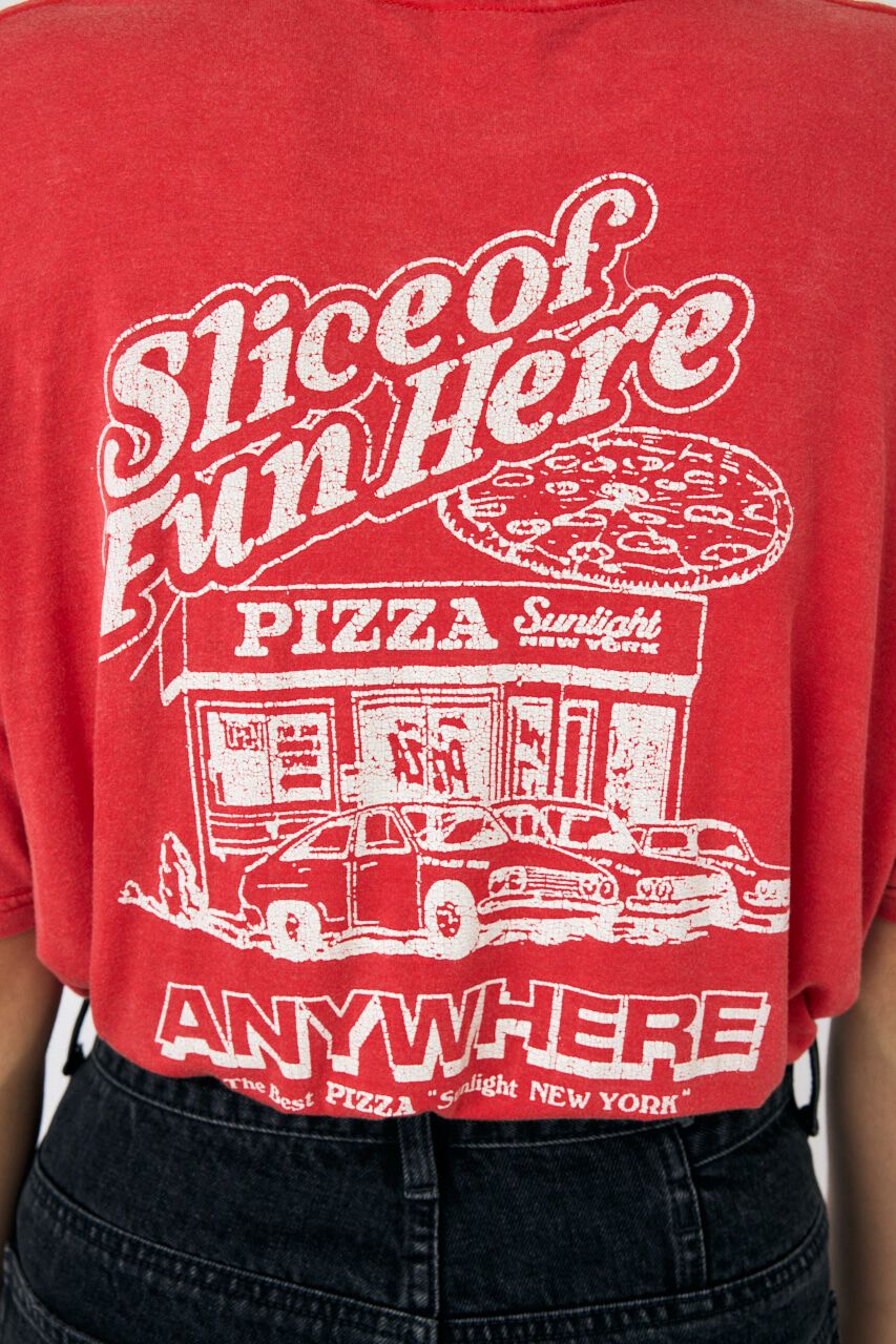 MOUSSY「PIZZA STORE Tシャツ」|Tシャツ・カットソー|