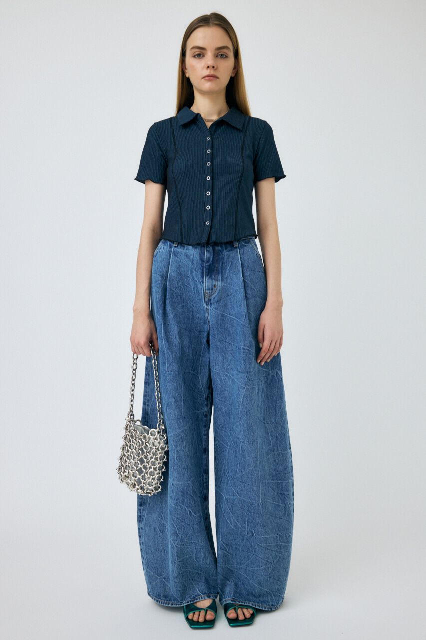 MOUSSY「MELLOW POLO トップス」|シャツ・ブラウス|