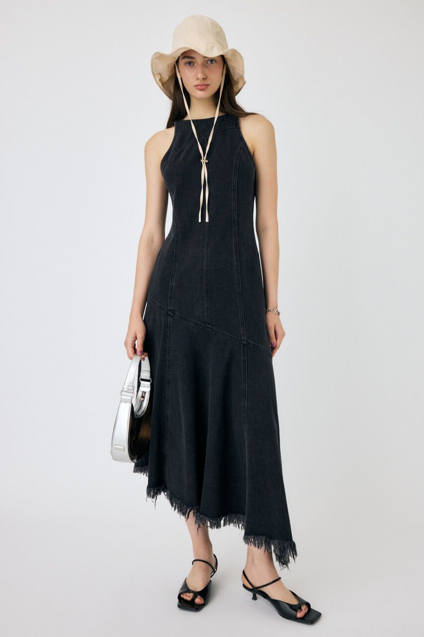 MOUSSY「AMERICAN SLEEVE WAVY ドレス」|ワンピース|