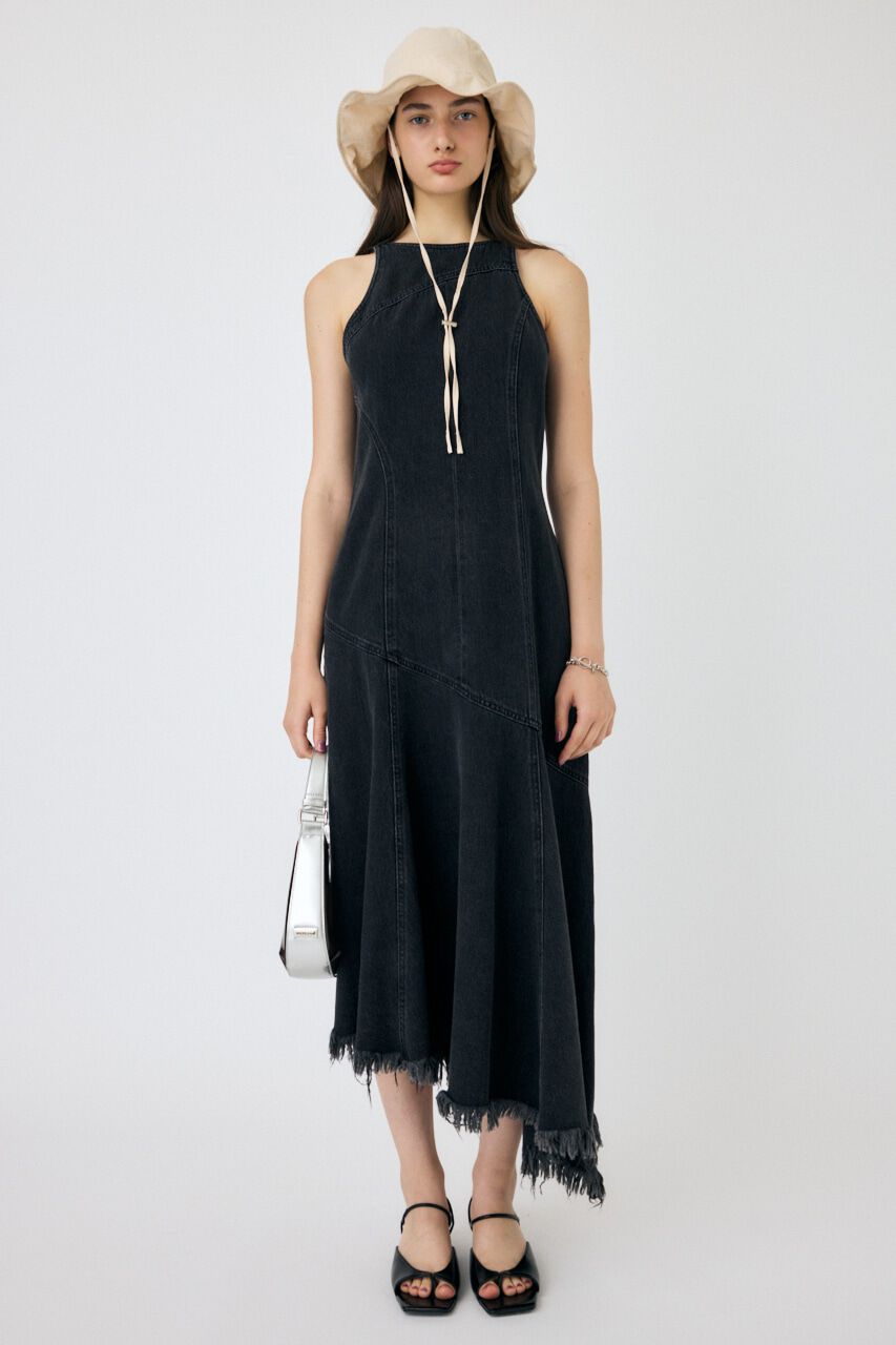 MOUSSY「AMERICAN SLEEVE WAVY ドレス」|ワンピース|