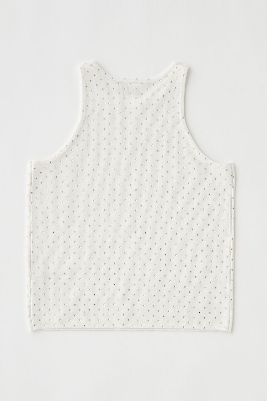 MOUSSY「RHINESTONE タンク」|タンクトップ|