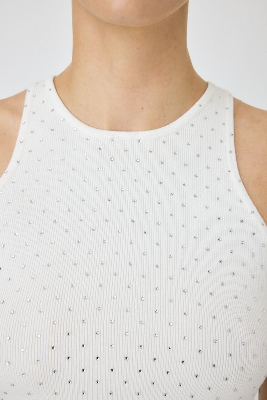 MOUSSY「RHINESTONE タンク」|タンクトップ|