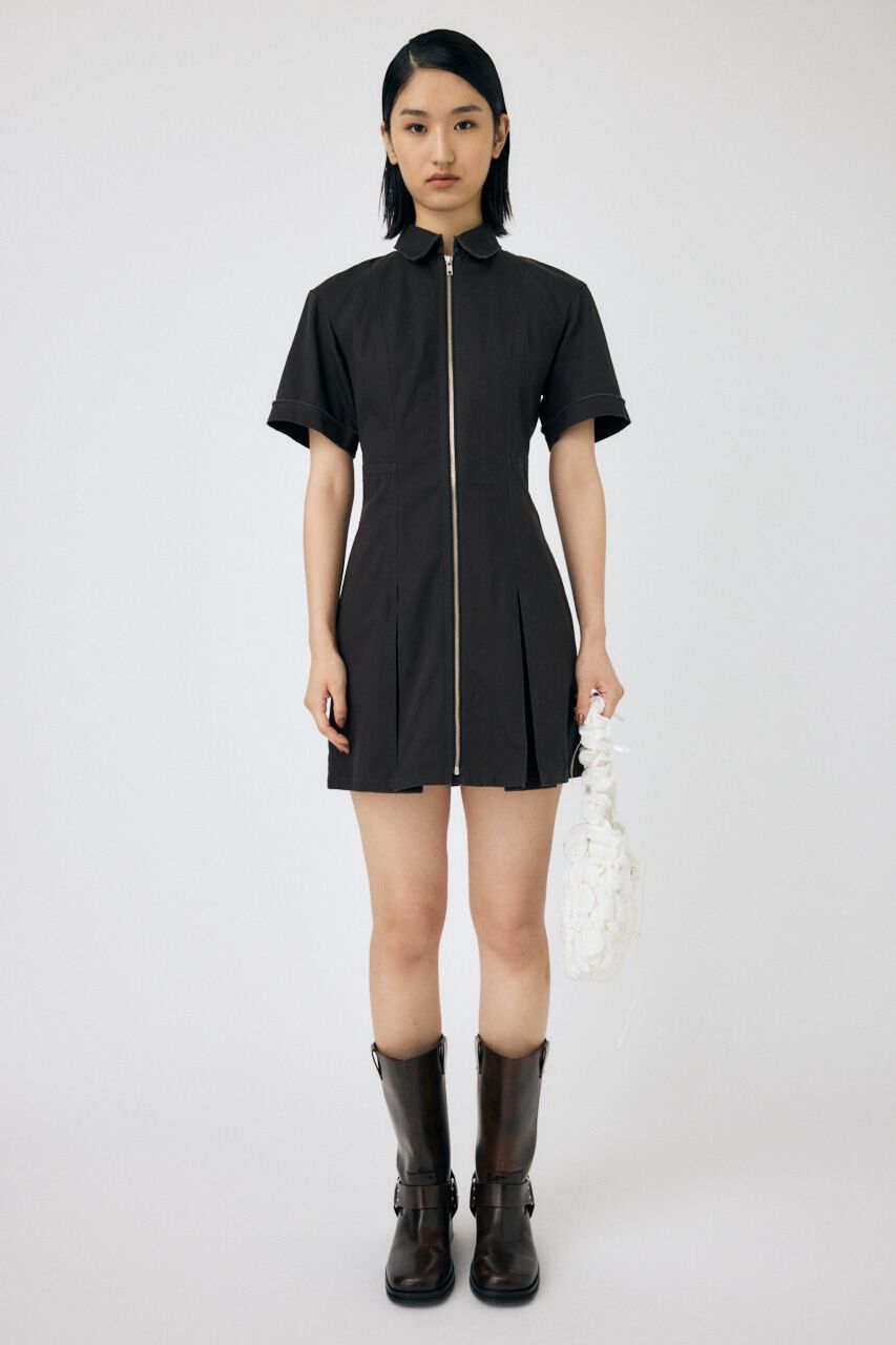 MOUSSY「STITCH WORK FIT ミニドレス」|ワンピース|