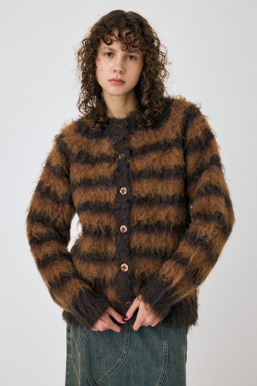 MOUSSY「GRANNY BRUSHED カーディガン」|カーディガン|
