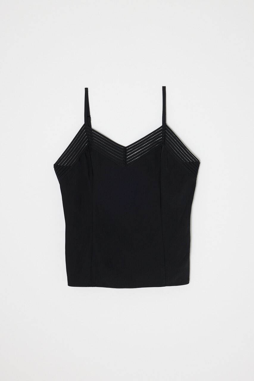 MOUSSY「サテンキャミソール　リサイクルポリエステル&times;レーヨン素材」|キャミソール|