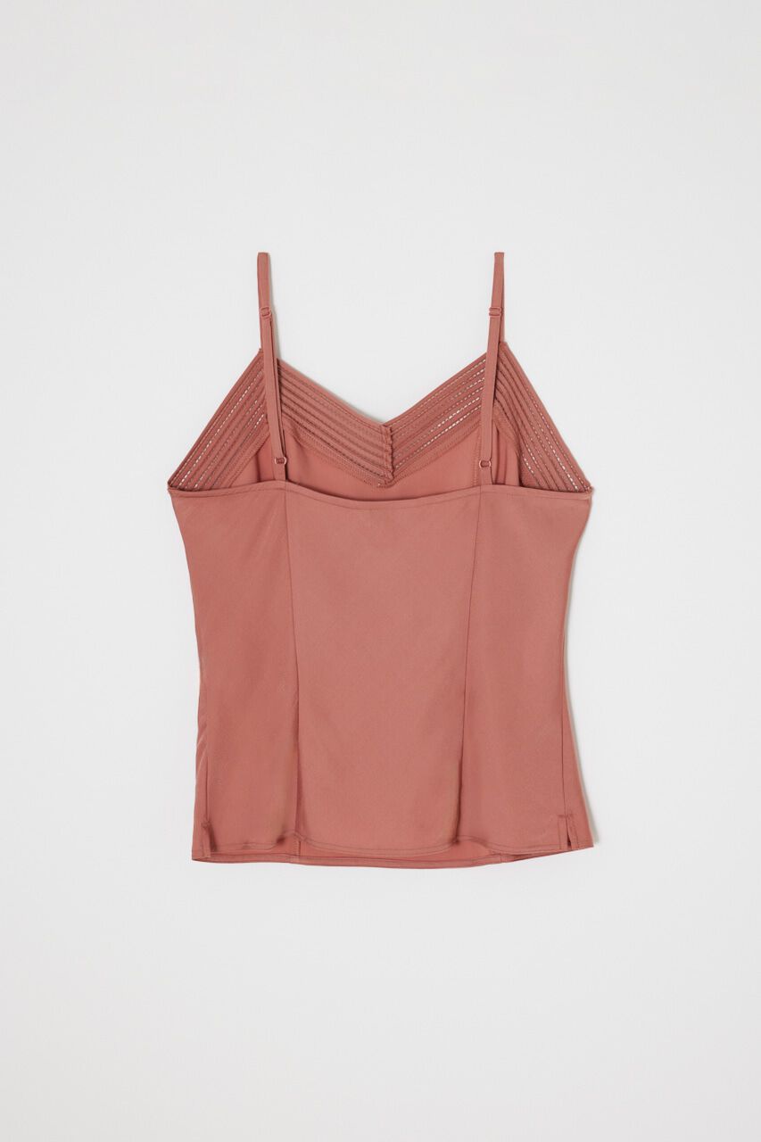 MOUSSY「サテンキャミソール　リサイクルポリエステル&times;レーヨン素材」|キャミソール|