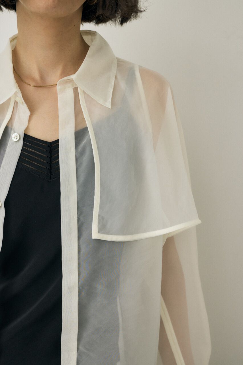 MOUSSY「ｼｰｽﾙｰｼｬﾂ ﾘｻｲｸﾙﾎﾟﾘｴｽﾃﾙ&times;ﾘｻｲｸﾙﾅｲﾛﾝ混ｵｰ 」|シャツ・ブラウス|